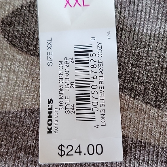 SO Long Sleeve Relaxed Cozy Camo - Picture 6 of 6